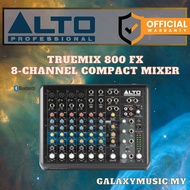 Alto Professional TrueMix 800FX 8-channel Analog Mixer with Multi-FX