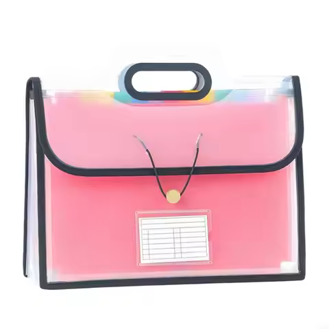 C90C 13 Pocket Expanding Folder Expandable File Document Folder with Handle