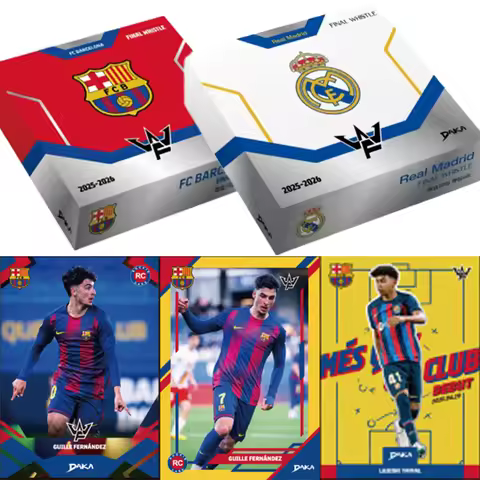 2025‑26 DAKA FC Barcelona Final Whistle Soccer Trading Cards Club Collectible Cards Messi Yamal Pedr