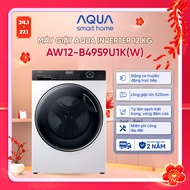 Máy giặt lồng ngang Aqua Inverter 12kg AW12-B4959U1K(W) - Miễn phí giao hàng toàn quốc - Hỗ trợ lắp 