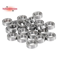 20Pcs MR106-ZZ Bearing 6 x 10 x 3mm Metal Shielded Ball Bearing Pre-Lubricated with Grease Radial Ba