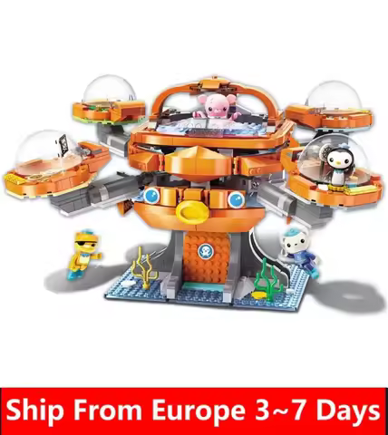 Creative Ideas Octonauts Octopus Building Block Octopod Gup Submarine Boat Oct-Pod with GUP-C GUP-E