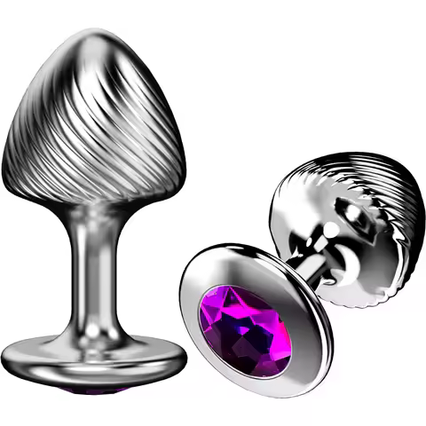 1PCS Mushroom Shaped Metal Anal Plug Anal Massage Dilator Prostatic Anal Stimulation Adult Couples M