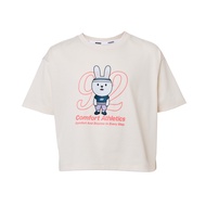 Skechers สเก็ตเชอร์ส เสื้อยืดแขนสั้นเด็กผู้หญิง Girls Comfort Athletic Short Sleeve Tee - SL424G664-