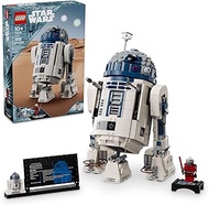LEGO Star Wars R2-D2 Brick Built Droid Figure, Collectible Star Wars Room Décor with Exclusive 25th 