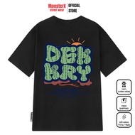 MONSTER X STREET unisex Cactus Letter T-shirt, loose-fitting loose-fitting loose-fitting men's and w