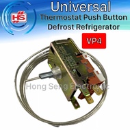 Universal Thermostat Push Button Defrost Refrigerator VP4 / Temperature Controller / Termostat Peti Sejuk