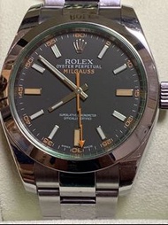 <ROLEX勞力士> Milgauss 116400GV 黑綠玻璃錶盤