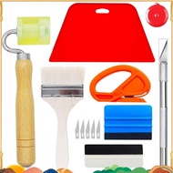 13Pcs Complete Wallpaper Tools Kit Wallpaper Smoother Tools for Wallpaper, Car Vinyl Wrap, Window Fi