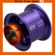 [Direct from Japan] HEIGHTEN Alphas SV TW Baitcasting Reel Replacement Spool (Purple) - 32mm Shallow