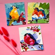 雀畫集原創藝術品 Chicadee 小畫