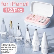 SLXC-4/6pcs Pen Tip Set - Compatible For Apple Pencil - 2.0-3.5mm 2b And 2h Nibs - High Sensitivity,