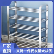 AT*🛬Bold Dormitory Indoor and Outdoor Shoe Cabinet304Stainless Steel Shoe Rack Door Entry Door Shoe Rack Elevator Thicke