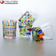 AFALLFOR Whiskey Glasses Cocktail Rum Drinking Whiskey Glass Cup