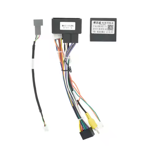 16 Pin to Wiring Harness CANBUS Decoder Box Car Quad Lock Cable Adapter for Peugeot 2008 3008 308 30