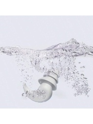 2pcs Anti Noise Silicone Earplugs, Student Sleep Anti Noise Earplugs, Sound Insulation For Studying/