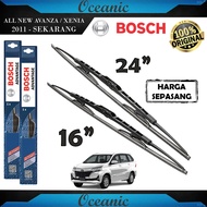 WIPER KACA DEPAN MOBIL ALL NEW AVANZA XENIA BOSCH ADVANTAGE 24" 16" ORIGINAL