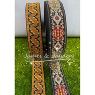 [Meter] Songket Lace Songket Ribbon/ Convo Songket Ribbon/ Konvo Robe Ribbon/ Traditional Dress Lace