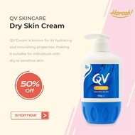 QV Cream 500g Pump, QV Official Store, QV Malaysia, QV Cream Replenishes Dry Skin