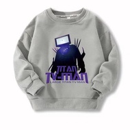 NEW🚽📺 SKIBIDI TOILET DOLL SWEATSHIRT HOODIE TITAN TV MAN TOILET MAN SPEAKER MAN MONITOR MAN 泰坦馬桶人 VS