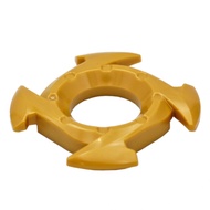 COOLPON|This Is LEGO Lego's Parts Pearl Gold Ring 4x4 with 2x2 Hole 98341
