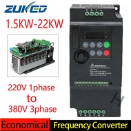 【Ready Stock】220V TO 380V Economical VFD Variable Frequency Drive Converter Inverter 1.5/2.2/3.7/4/5