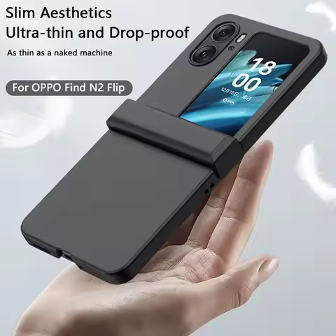 Skin Feel Case For OPPO Find N2 Flip Findn2 Multicolor PC Full Cover Hard Case Ultra-thin Shockproof