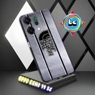 34/Casing HP Oppo Reno 14/14F 5G Terbaru - Motif North Face | Stylish and Stylish Design