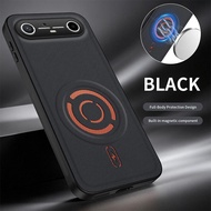 Magnetic Charge Ring Leather Phone Case For Tecno Spark Slim 4G Shockproof Comfort Anti Fingerprints