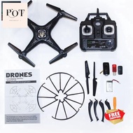 Syma Remote 4-axis 2.4GHz X5C-1 4CH 6-Axis RC Quadcopter with HD 0.3MP 720P Camera, Kapal Terbang Dr