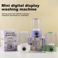 Compact Portable Wireless Laundry Machine for Delicate Clothing with Three Wash Modes