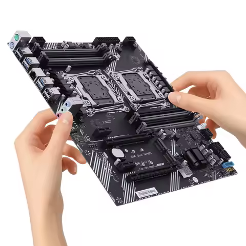 X99 Dual Motherboard 8 DDR4 Memory Slot Gaming Motherboard USB 3.0 USB 2.0 M.2 NVME SATA 3.0 Interfa
