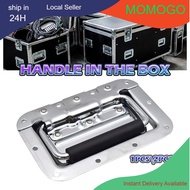 2PCS Flight Case Handle Stainless steel Spring Flight Case Spring Grip Speaker Box Metal Handle Flig
