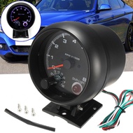[Text Heart] เกจวัด เกจวัดความร้อน เกจวัดอุณหภูมิรถยนต์ TEHE 3.75 Universal Car Tachometer Tacho Gauge Meter LED Shift Light 0-8000 RPM
