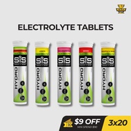 Science In Sport SiS GO Hydro Electrolyte Tablets 3 Tubes 60 Tabs