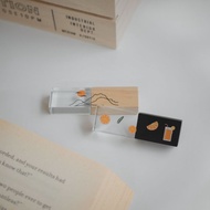 客製印圖印字32GB USB 水晶USB 印圖印字 送禮 質感USB 隨身碟