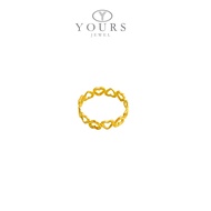 Yours Jewel 916 Gold Ring Love (Mini)