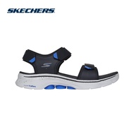 Skechers Men On-The-Go GOwalk 7 Sandal Carson Walking Sandals - 229295-BKBL Kasut Slipar Slipper Cas