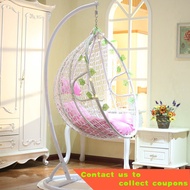 Single Hanging Basket Glider Balcony Rattan Chair Home Indoor Rocking Chair Leisure Balcony Nacelle Chair Swing Chair ZR