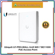 Ubiquiti U7 Pro Wall / U7-PRO-WALL Unifi Wifi 7 BE11000 PoE Access Point with 2.5 Support
