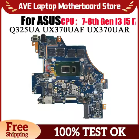 UX370UA Laptop Motherboard For ASUS ZenBook UX370UA Q325UA UX370UAF UX370U Q325U UX370UAR Notebook M