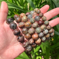 [SG CRYSTAL] Phantom Quartz Lodolite Men Unisex Bracelet (couple bff thousand layers four season bff