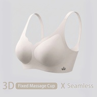 Trace less Bra Ice Silk Comfort with U-Shape Back and 3D Massage Cup Support