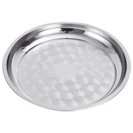 【MyCasa】 SUS430  Stainless Steel Round Plate 10"