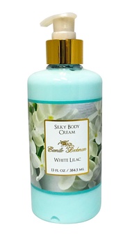 Camille Beckman White Lilac Scented Silky Body Cream, Daily Moisturizer for All Skin Types | Non-Gre