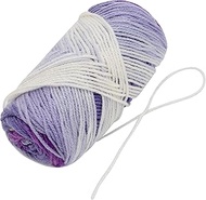 AERZETIX - C76445 - Ball Knitting Yarn 100 g - Colour Light Blue Light Purple White Purple - 100% Ac