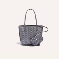 Goyard Anjou Mini Bag 雙面真皮包 灰色 預訂貨品