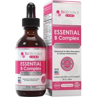 BioSource Labs Essential B Complex Liquid Drops, Methyl B12, 60-Day Supply