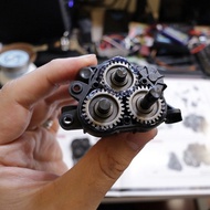 RC Car Crawler Truck Dual-Speed Center Gearbox Assembly Metal-Gear Shift Gearbox for TRAXXAS TRX4 TR