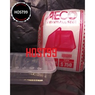 THINWALL S750 SQUARE FOOD CONTAINER MICROWAVE BOWL AECO S 750 25PCS PLASTIC
